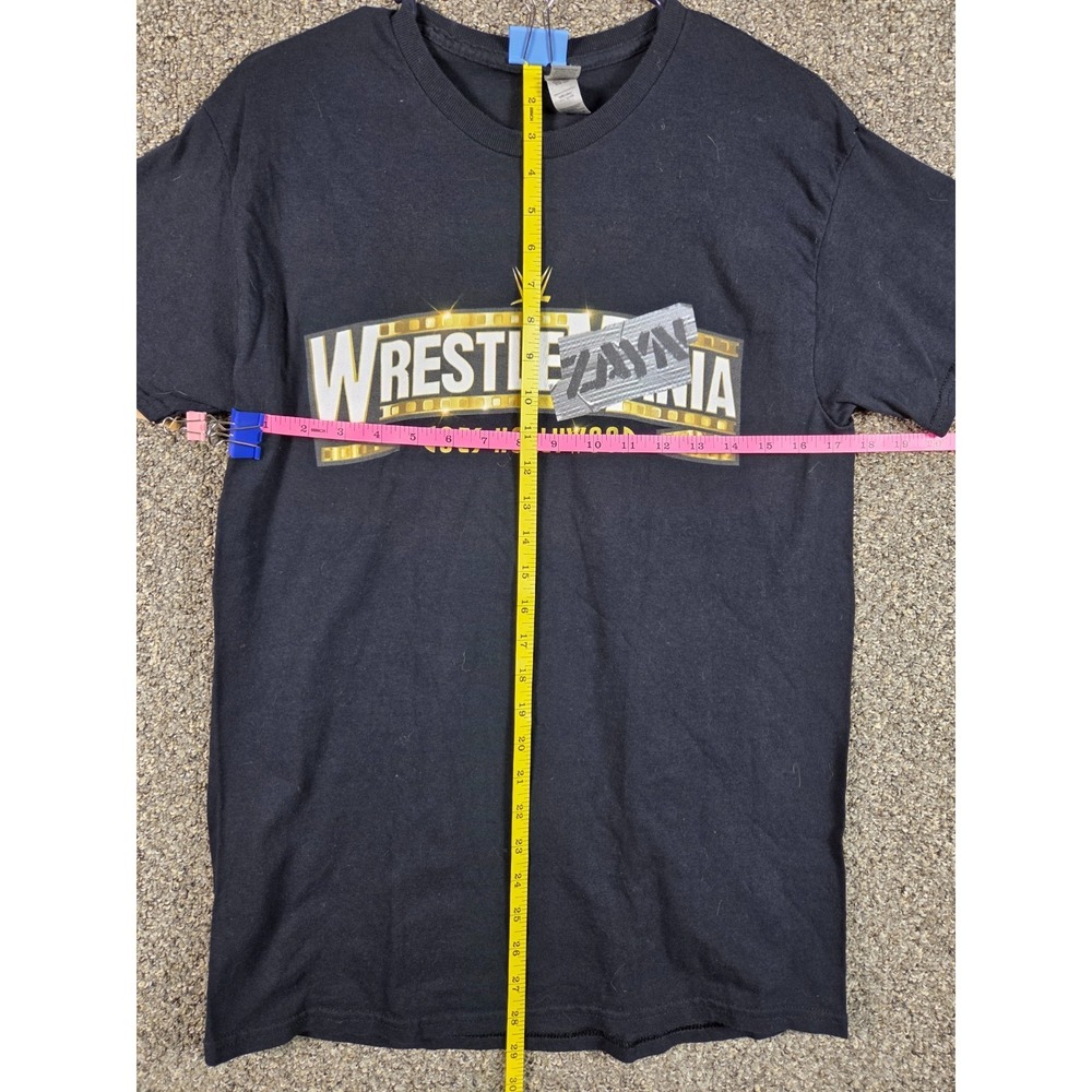 Vintage WWE WrestleMania "Goes Hollywood" T-Shirt Black Size Medium - Picture 7 of 7